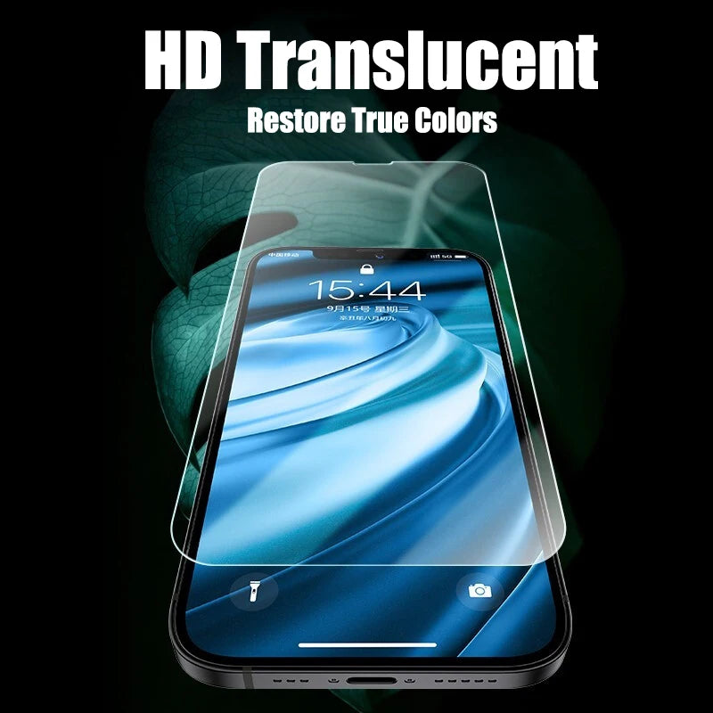 Ultimate Protection: 4PCS Full Cover Tempered Glass for Your iPhone