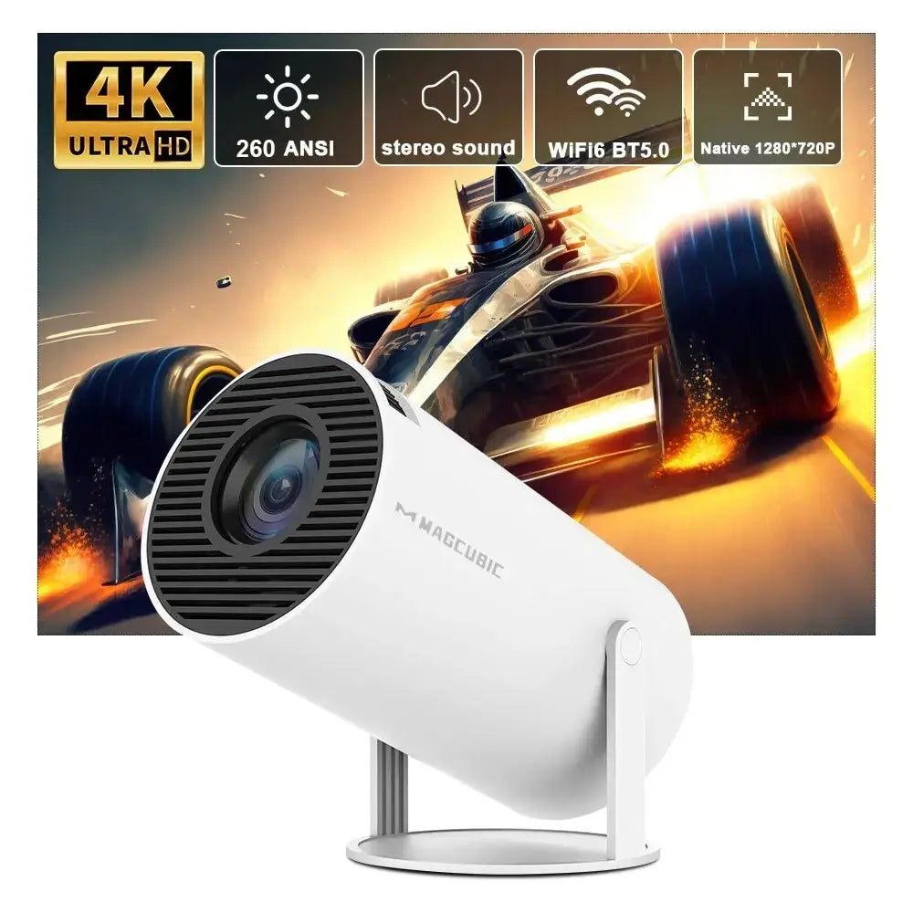 Transform Your Viewing Experience: Magcubic HY300 PRO 4K Android Projector