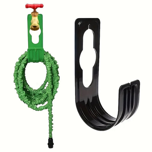 Wall-Mount Garden Hose Rack