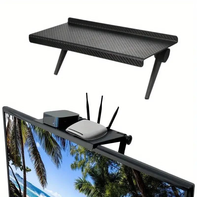 No-Drill Screen Shelf Rack - Beryl Gadgets