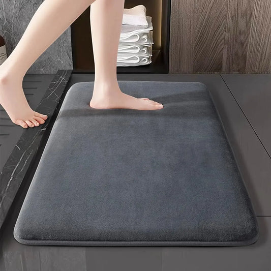Ultimate Comfort and Safety: Super Absorbent Anti-Slip Coral Velvet Floor Mat