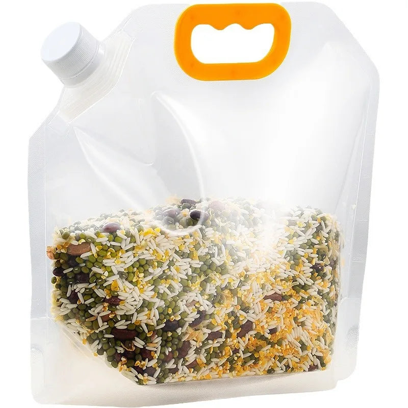 Keep Your Grains Fresh: Portable Insect-Proof & Moisture-Proof Storage Bags!